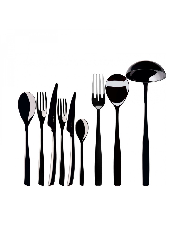 RIVIERA BLACK DIAMOND, Bestekset 75-delig, Gallery Box, Casa Bugatti