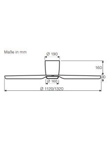 ECO PLANO 112, Ventilatore WiFi senza Luce, CasaFan