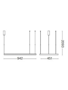 WAVES - 1 SP, Suspension, Ideal Lux