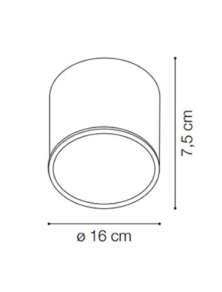 URANO PL1 BIG, Plafoniera, Ideal Lux