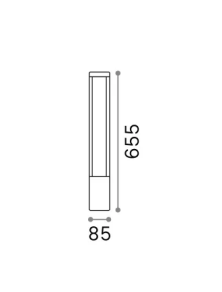 TIFONE PT D65, Paletto, Ideal Lux