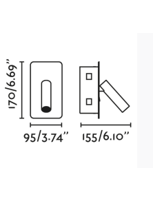 SUAU, Lampada a Incasso per Interni, Faro Barcelona