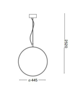 CIRCUS SP D44, Pendelleuchte , Ideal Lux