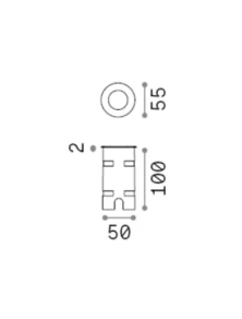 ROCKET MINI PT 40°, Incasso, Ideal Lux