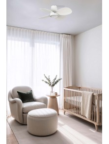 KLOVER S, Ventilatore con Luce, Faro Barcelona