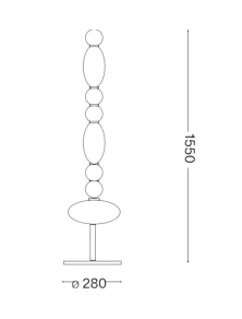 LUMIERE PT, Piantana, Ideal Lux