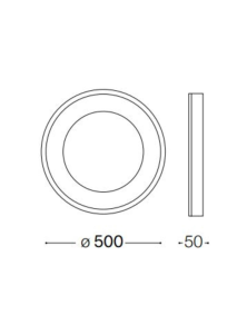 PLANET PL50, Plafón, Ideal Lux