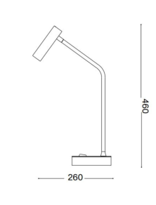 EASY TL1, Lampe de table, Ideal Lux