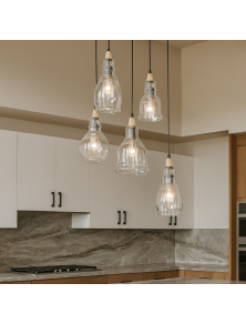 GRETEL SP5, Suspension, Ideal Lux