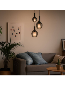 KALIQUE SP1 - 2 D28, Candeeiro Suspenso, Ideal Lux