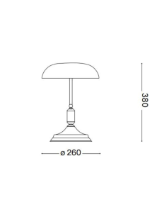 LAWYER TL1, Candeeiro de Mesa, Ideal Lux