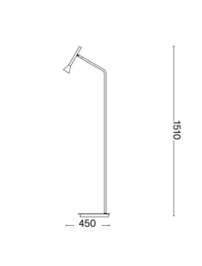 DIESIS PT, Piantana, Ideal Lux