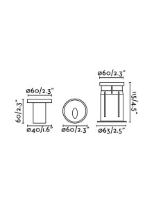 DANG, Incasso a LED per Esterni, Faro Barcelona