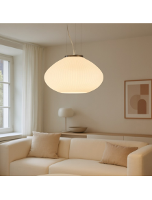 PLISSE' SP1 D35, Sospensione, Ideal Lux