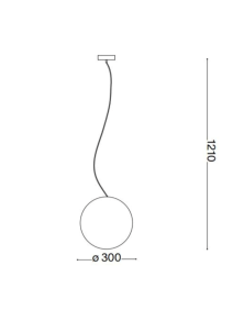 SOLE SP1D30, Suspensão, Ideal Lux
