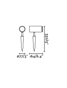PLOM LED, Buitenspot met Grondpen, Faro Barcelona