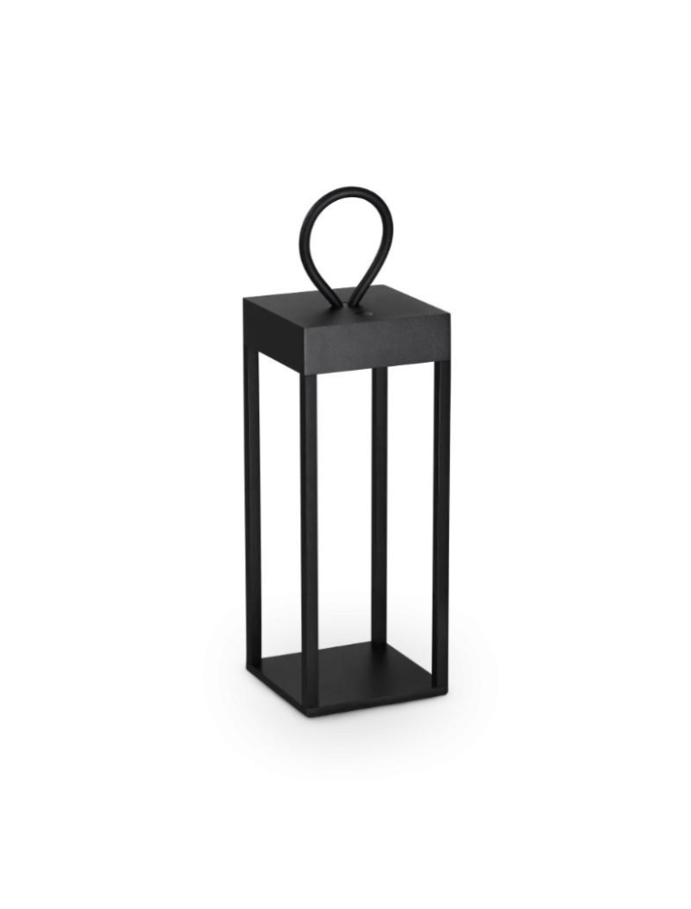 ENYA, Linterna Recargable de Exterior, Ideal Lux