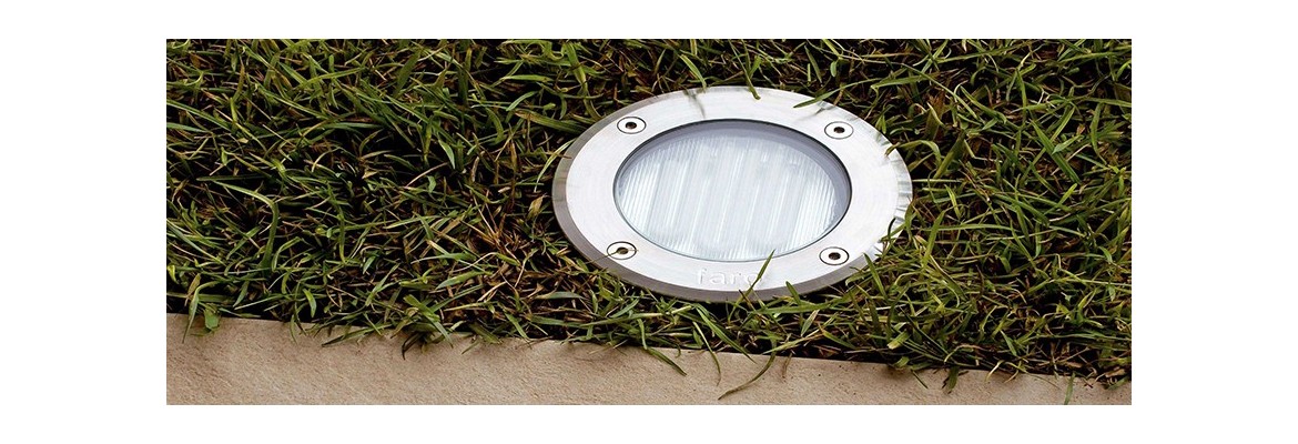 Recessed lights for gardens and outdoor spaces